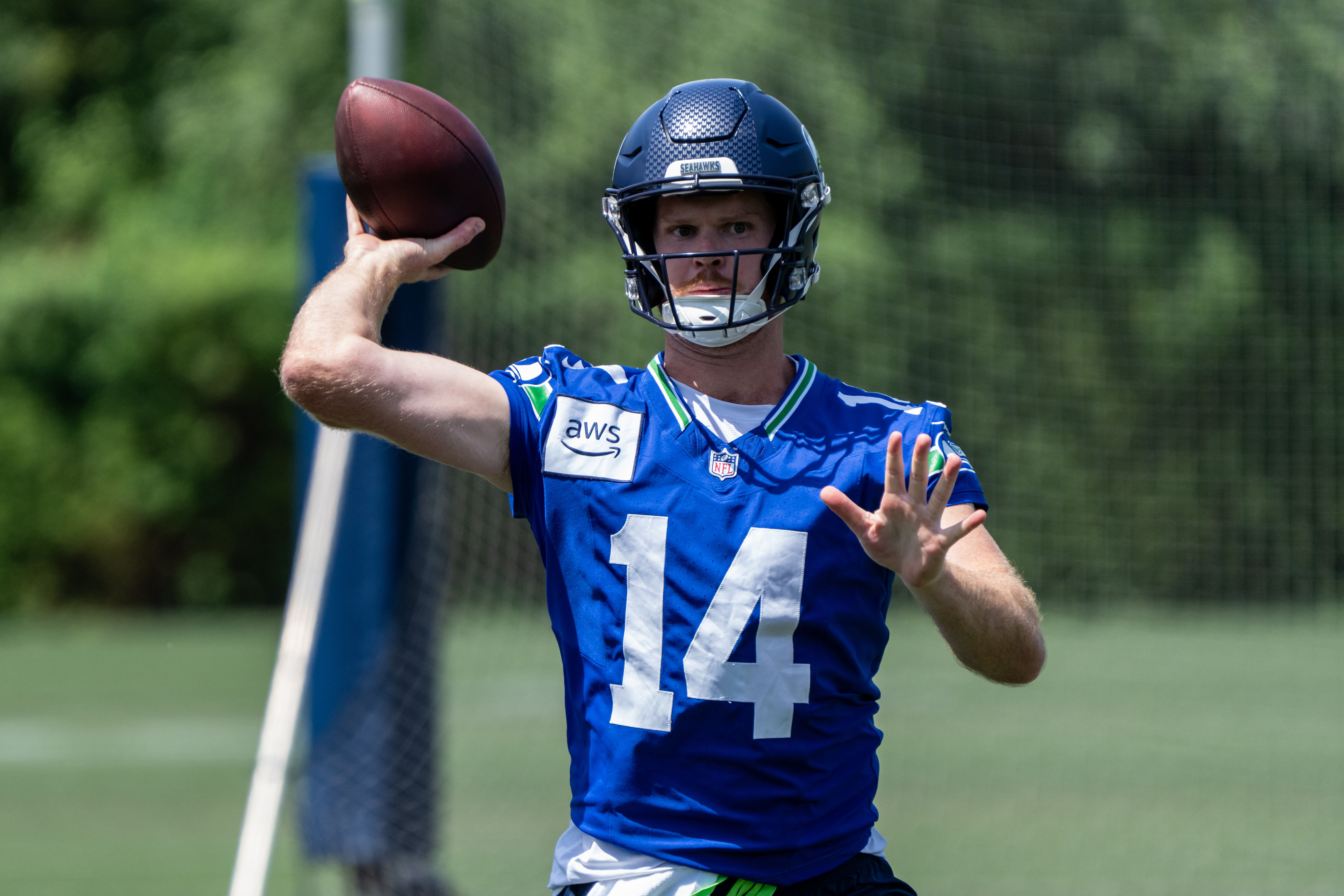 NFL: Seattle Seahawks QB Sam Darnold - Source: Imagn